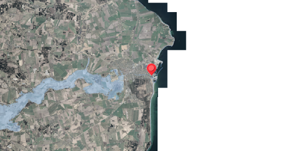 Stomflod og havvand på Strandgade 20, . , 8500 Grenaa