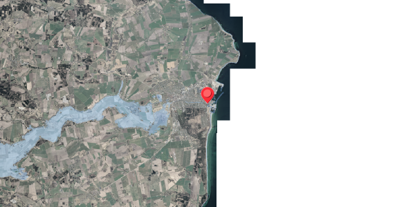 Stomflod og havvand på Strandgade 21, 8500 Grenaa