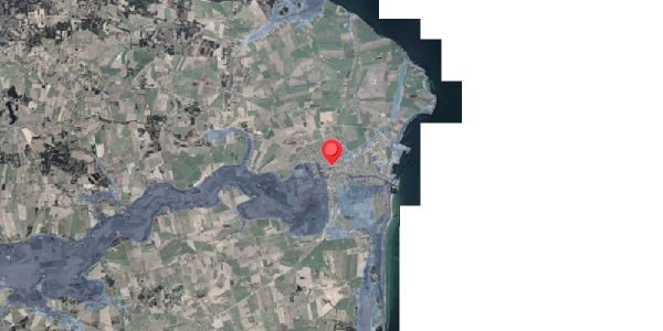 Stomflod og havvand på Thykiersvej 2, 8500 Grenaa