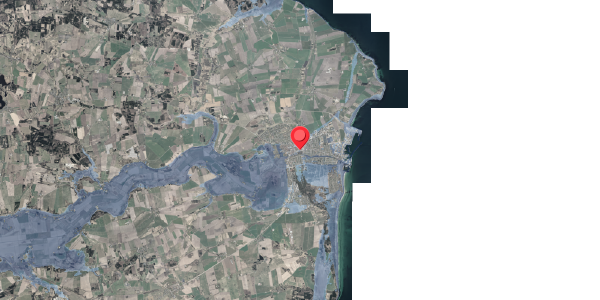 Stomflod og havvand på Østerbrogade 21, 8500 Grenaa