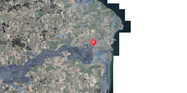 Stomflod og havvand på Ågade 9C, 8500 Grenaa