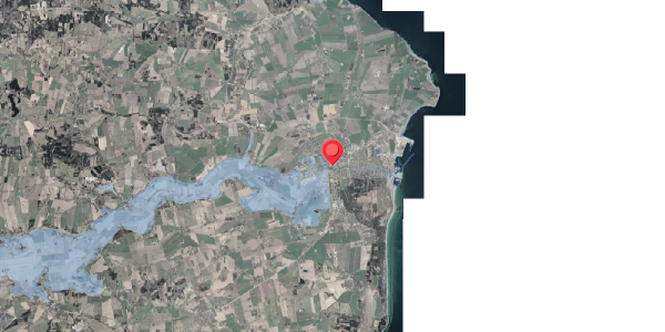 Stomflod og havvand på Ågade 11, 8500 Grenaa