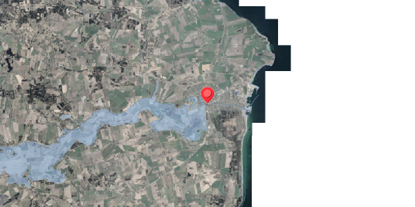 Stomflod og havvand på Ågade 16, 8500 Grenaa