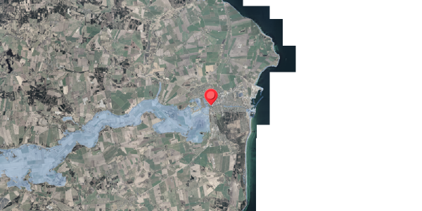 Stomflod og havvand på Ågade 18, 8500 Grenaa