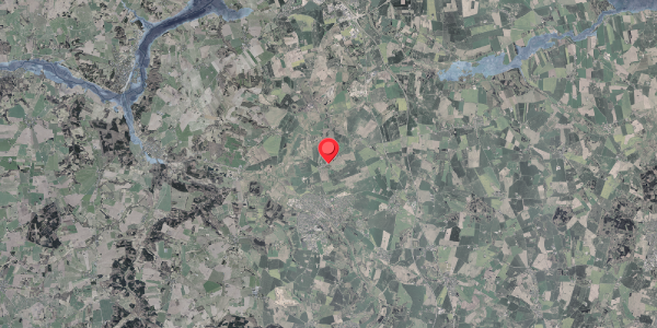 Stomflod og havvand på Erslevvej 49, 8370 Hadsten