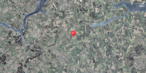 Stomflod og havvand på Erslevvej 87, . , 8370 Hadsten