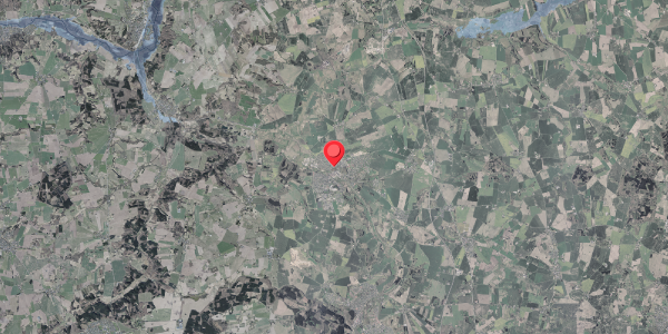 Stomflod og havvand på Violvej 2, 8370 Hadsten