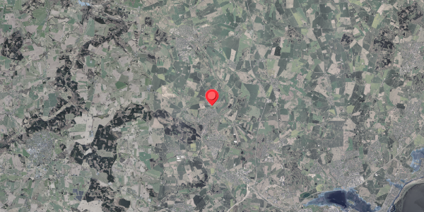 Stomflod og havvand på Haarvej 2, 8382 Hinnerup