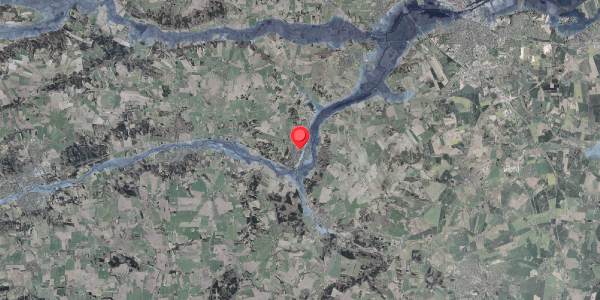 Stomflod og havvand på Borgergade 13, 8870 Langå