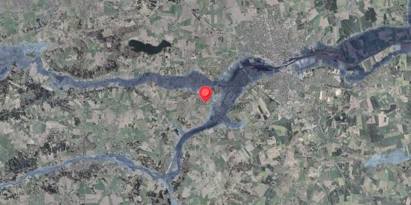 Stomflod og havvand på Grenstenvej 13, 8870 Langå