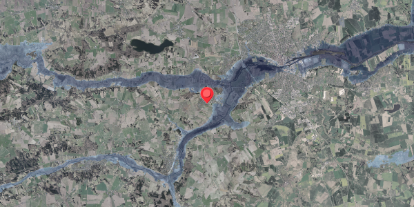 Stomflod og havvand på Grenstenvej 21, 8870 Langå