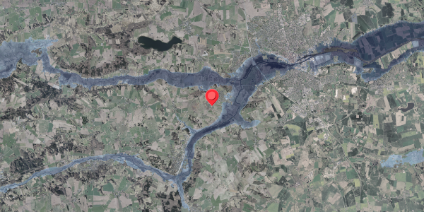 Stomflod og havvand på Grenstenvej 49, 8870 Langå