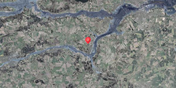 Stomflod og havvand på Hostrupsvej 13, . , 8870 Langå