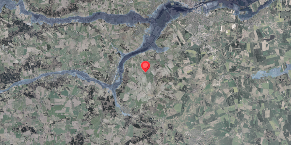 Stomflod og havvand på Jebjergvej 21, 8870 Langå