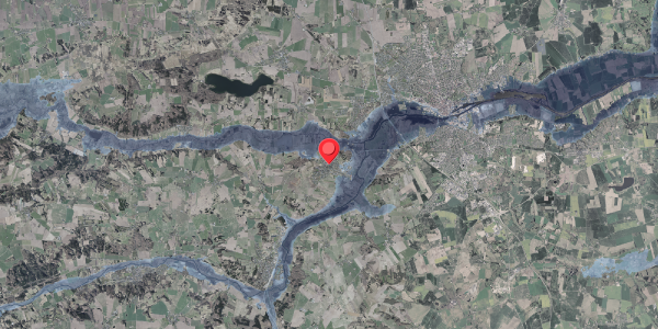 Stomflod og havvand på Lundagervej 21, . , 8870 Langå