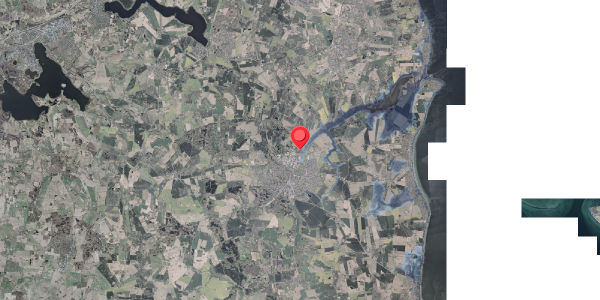 Stomflod og havvand på Århusvej 106, 8300 Odder