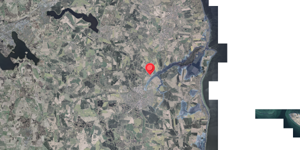 Stomflod og havvand på Århusvej 230, 8300 Odder