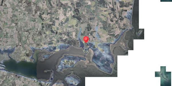 Stomflod og havvand på Alrøvej 80, . , 8300 Odder