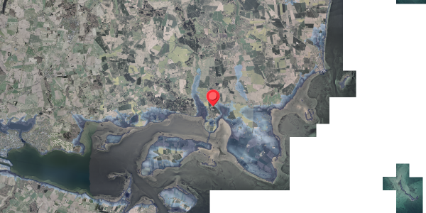 Stomflod og havvand på Alrøvej 91, . , 8300 Odder