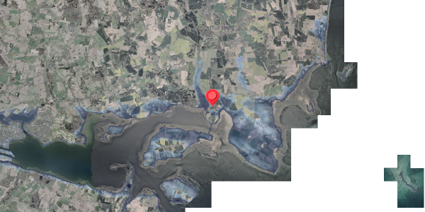 Stomflod og havvand på Alrøvej 116, . , 8300 Odder