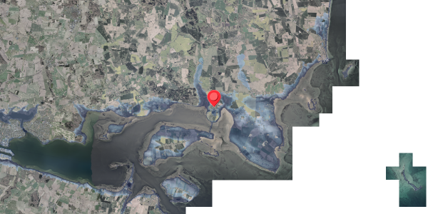 Stomflod og havvand på Alrøvej 121, . , 8300 Odder