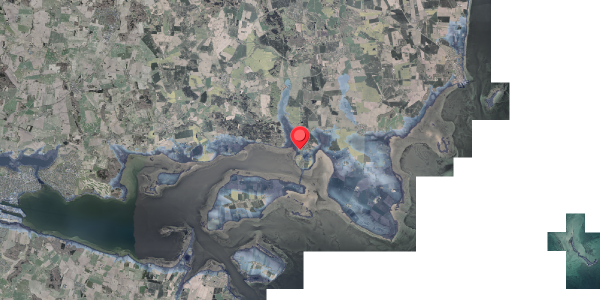 Stomflod og havvand på Alrøvej 124, 8300 Odder