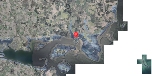 Stomflod og havvand på Alrøvej 143, . , 8300 Odder