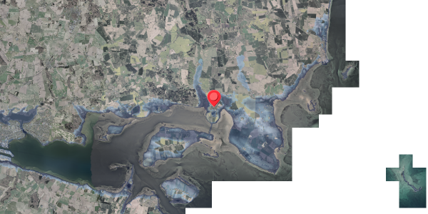 Stomflod og havvand på Alrøvej 145, . , 8300 Odder