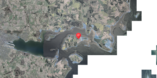 Stomflod og havvand på Alrøvej 318, . , 8300 Odder