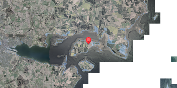 Stomflod og havvand på Alrøvej 320, . , 8300 Odder