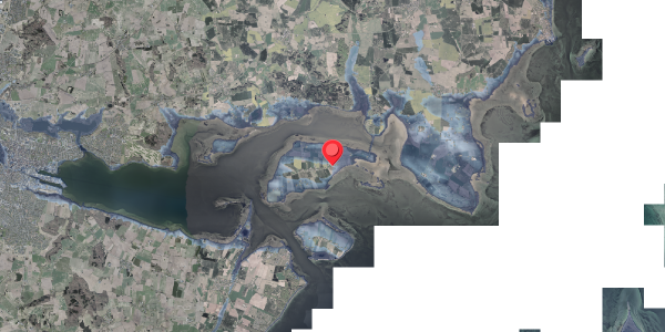 Stomflod og havvand på Alrøvej 328, . , 8300 Odder