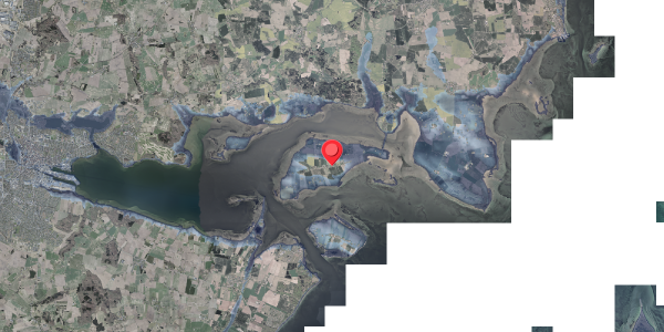 Stomflod og havvand på Alrøvej 350, . , 8300 Odder