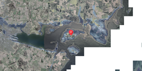 Stomflod og havvand på Alrøvej 360, . , 8300 Odder