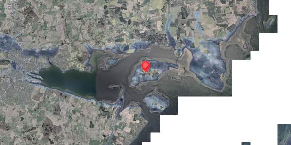 Stomflod og havvand på Alrøvej 386, . , 8300 Odder