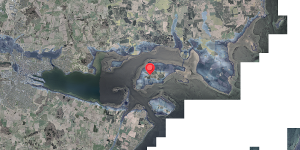 Stomflod og havvand på Alrøvej 388, . , 8300 Odder