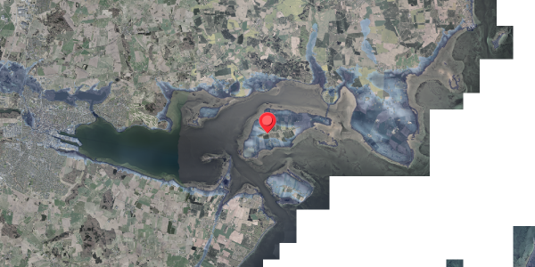 Stomflod og havvand på Alrøvej 389, . , 8300 Odder