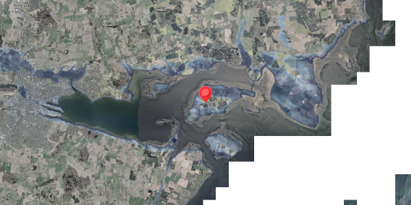 Stomflod og havvand på Alrøvej 390, . , 8300 Odder