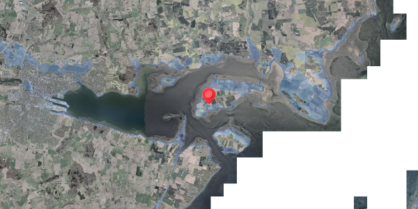 Stomflod og havvand på Alrøvej 395, . , 8300 Odder