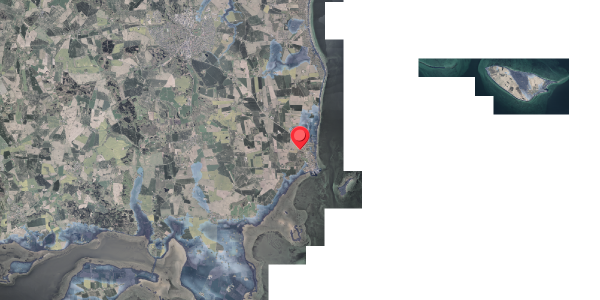 Stomflod og havvand på Espelunden 7, 8300 Odder