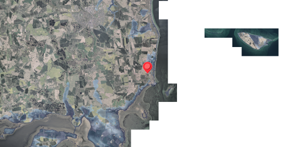 Stomflod og havvand på Espelunden 31, 8300 Odder