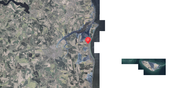 Stomflod og havvand på Granvej 1, 8300 Odder