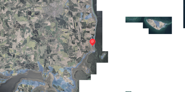 Stomflod og havvand på Hasselvej 4, 8300 Odder
