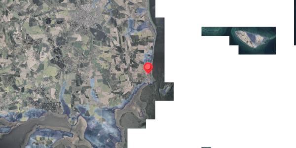 Stomflod og havvand på Hasselvej 10, 8300 Odder