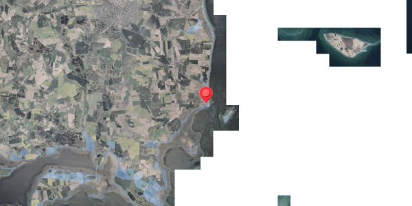 Stomflod og havvand på Havnegade 24, 8300 Odder
