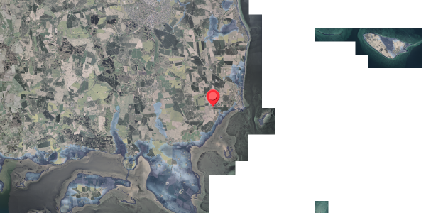 Stomflod og havvand på Højbyvej 9, . , 8300 Odder
