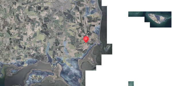 Stomflod og havvand på Højbyvej 13, . , 8300 Odder