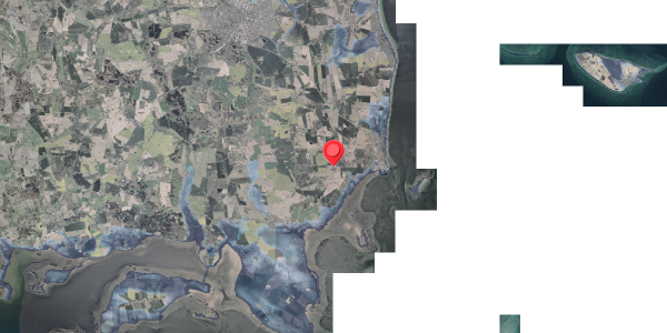 Stomflod og havvand på Højbyvej 15, . , 8300 Odder