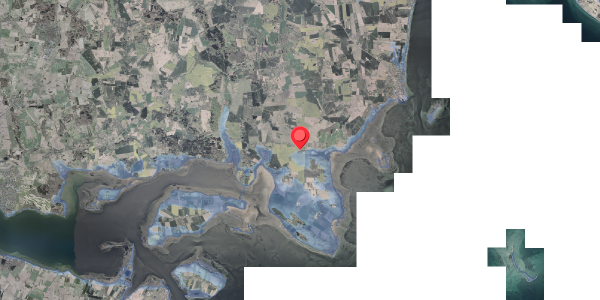 Stomflod og havvand på Krogen 7, 8300 Odder
