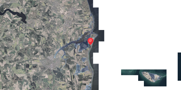 Stomflod og havvand på Kystvejen 217, 8300 Odder