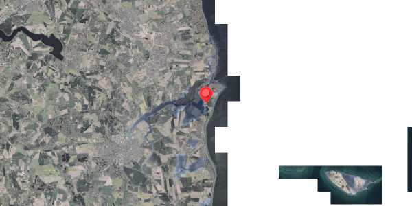 Stomflod og havvand på Kystvejen 241, 8300 Odder